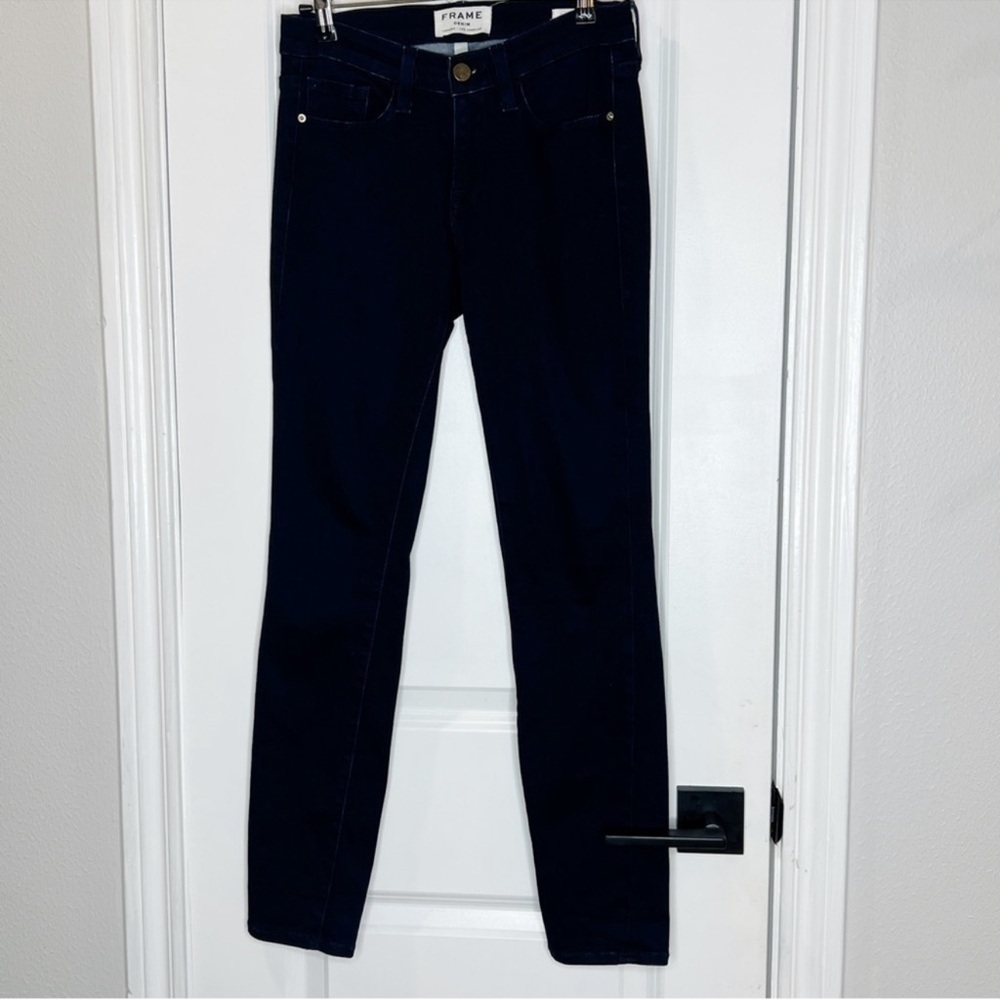 Frame Denim Women's Navy Skinny Jeans